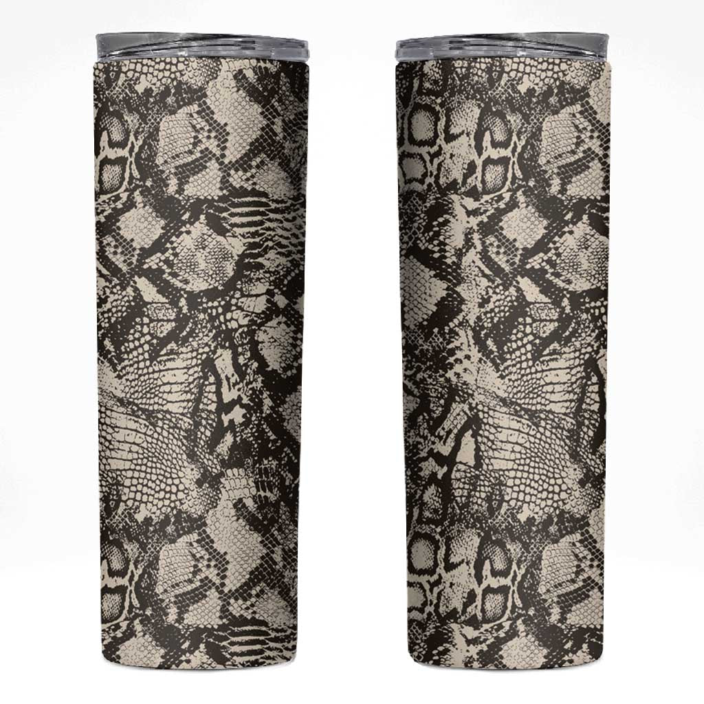 African Wild Animal Skins Skinny Tumbler Snake and Crocodile Mix Skin - African Pride