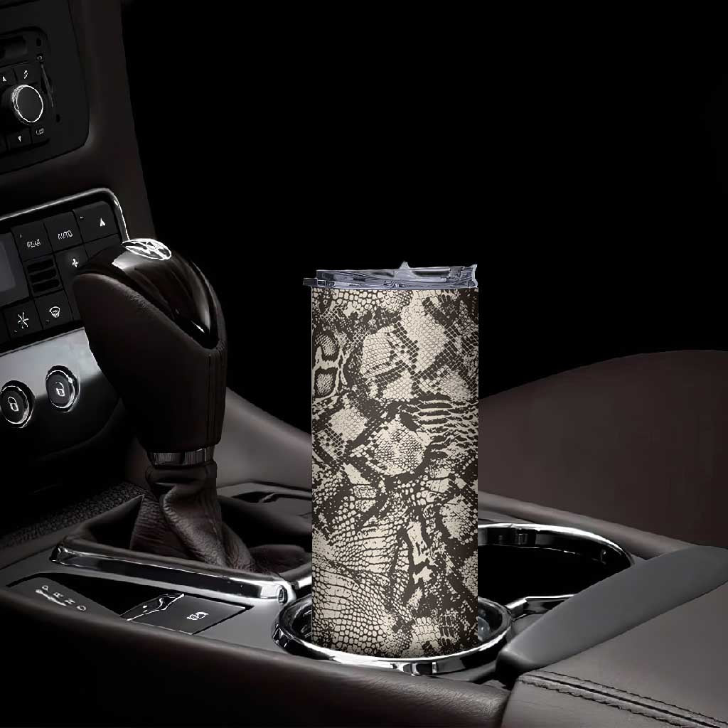 African Wild Animal Skins Skinny Tumbler Snake and Crocodile Mix Skin - African Pride