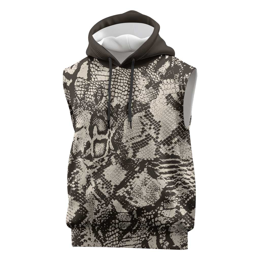 African Wild Animal Skins Sleeveless Hoodie Snake and Crocodile Mix Skin - African Pride
