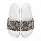 African Wild Animal Skins Slide Sandals Snake and Crocodile Mix Skin