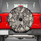 African Wild Animal Skins Spare Tire Cover Snake and Crocodile Mix Skin - African Pride