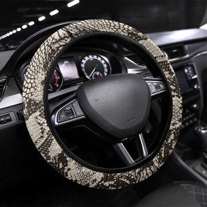 African Wild Animal Skins Steering Wheel Cover Snake and Crocodile Mix Skin - African Pride