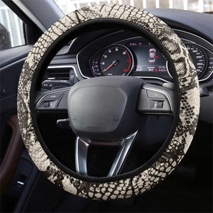 African Wild Animal Skins Steering Wheel Cover Snake and Crocodile Mix Skin - African Pride