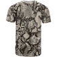 African Wild Animal Skins T shirt Snake and Crocodile Mix Skin - African Pride