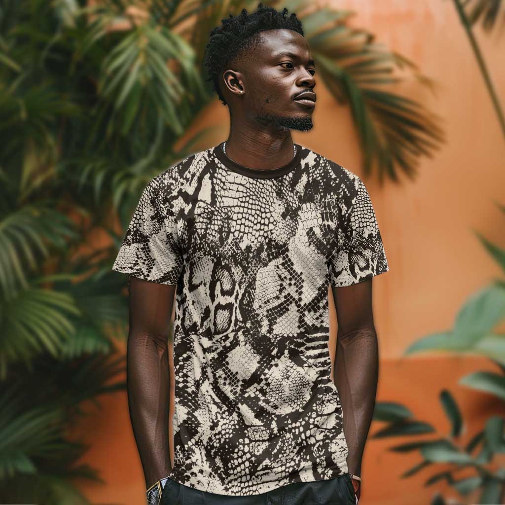 African Wild Animal Skins T shirt Snake and Crocodile Mix Skin - African Pride