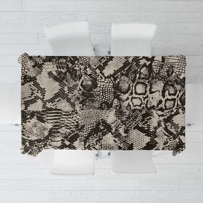 African Wild Animal Skins Tablecloth Snake and Crocodile Mix Skin - African Pride
