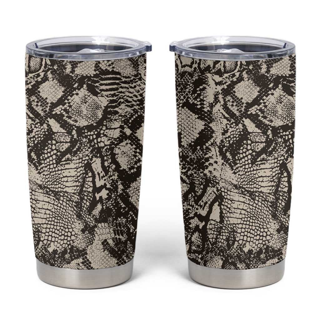 African Wild Animal Skins Tumbler Cup Snake and Crocodile Mix Skin - African Pride