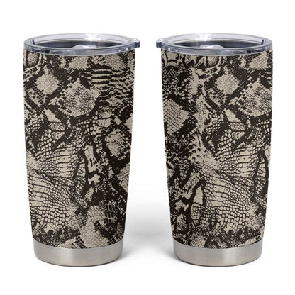 African Wild Animal Skins Tumbler Cup Snake and Crocodile Mix Skin - African Pride