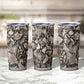 African Wild Animal Skins Tumbler Cup Snake and Crocodile Mix Skin - African Pride