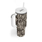 African Wild Animal Skins Tumbler With Handle Snake and Crocodile Mix Skin - African Pride