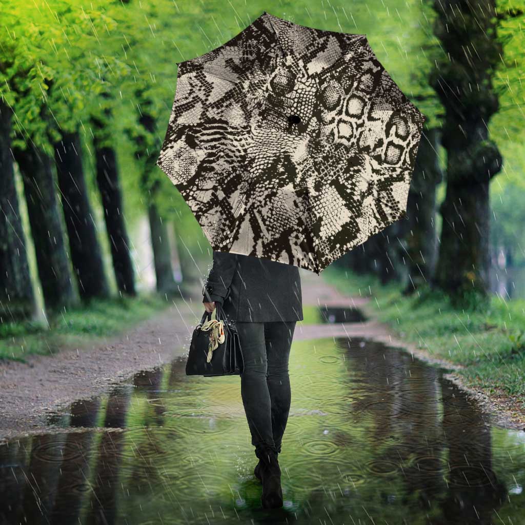 African Wild Animal Skins Umbrella Snake and Crocodile Mix Skin