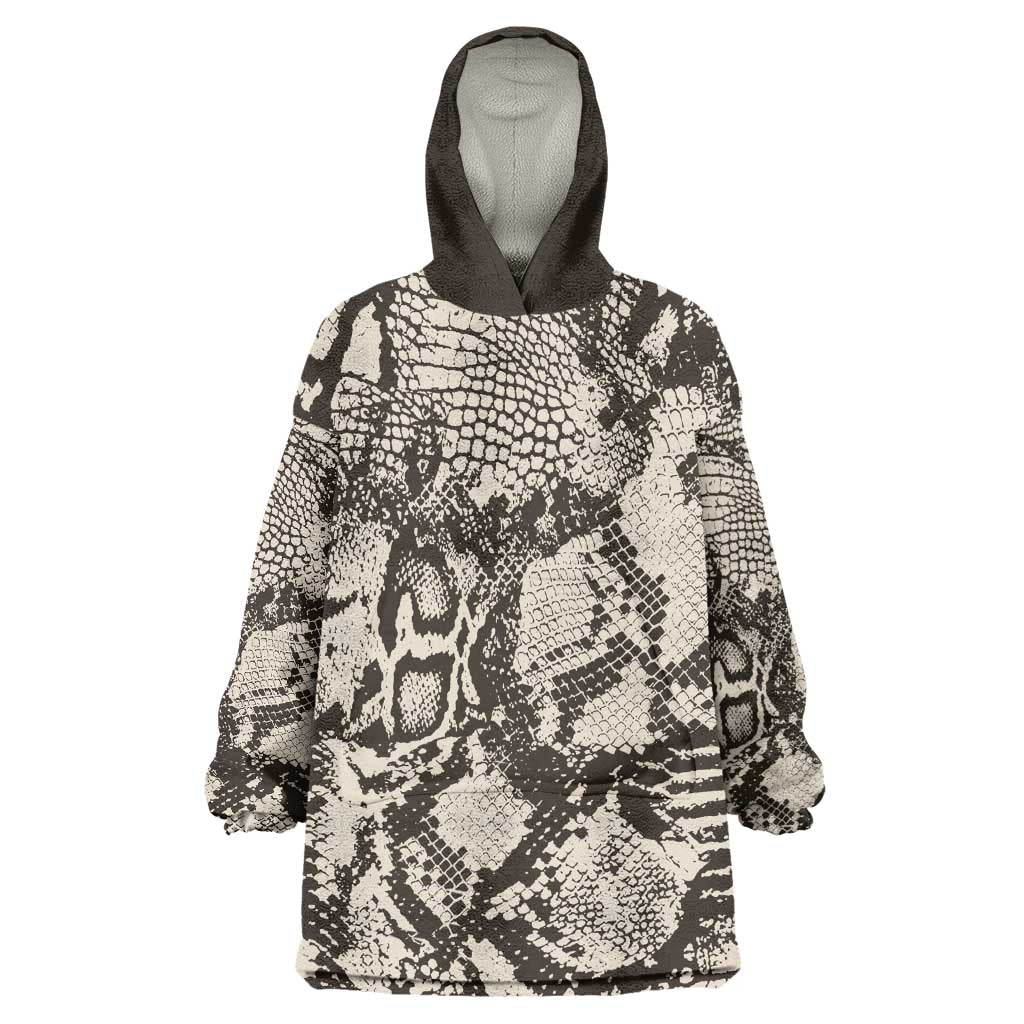African Wild Animal Skins Wearable Blanket Hoodie Snake and Crocodile Mix Skin - African Pride