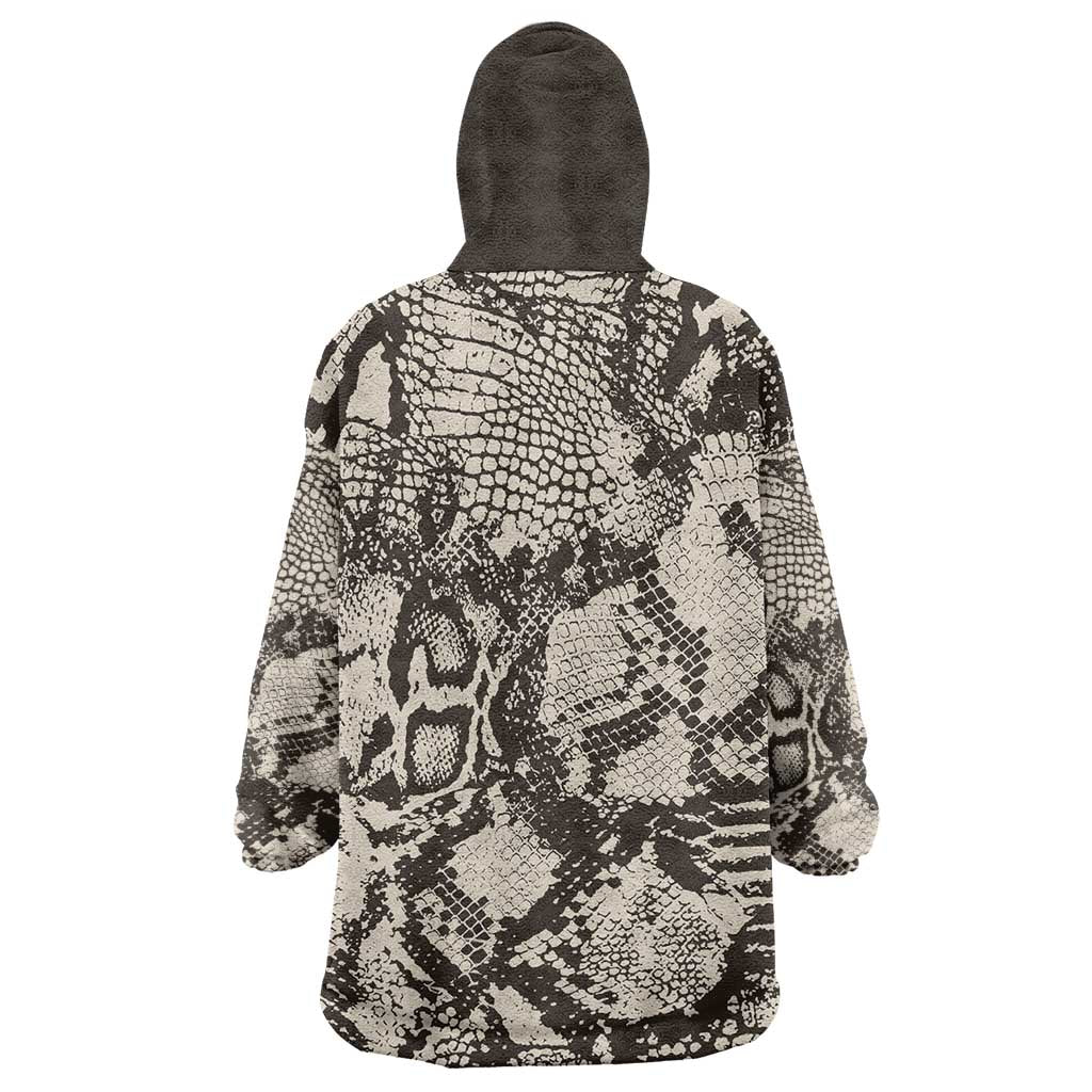 African Wild Animal Skins Wearable Blanket Hoodie Snake and Crocodile Mix Skin - African Pride