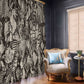 African Wild Animal Skins Window Curtain Snake and Crocodile Mix Skin - African Pride