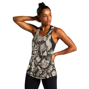 African Wild Animal Skins Women Racerback Tank Snake and Crocodile Mix Skin - African Pride