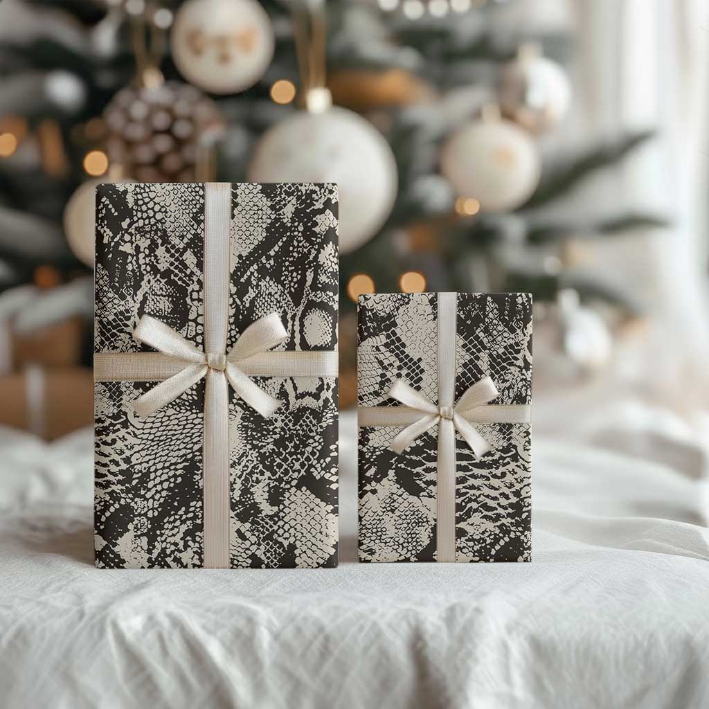African Wild Animal Skins Wrapping Paper Snake and Crocodile Mix Skin - African Pride