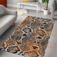 African Wild Animal Skins Area Rug Vintage Snake Skin Pattern - African Pride