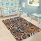 African Wild Animal Skins Area Rug Vintage Snake Skin Pattern - African Pride