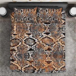 African Wild Animal Skins Bedding Set Vintage Snake Skin Pattern - African Pride