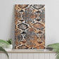 African Wild Animal Skins Canvas Wall Art Vintage Snake Skin Pattern - African Pride