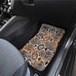 African Wild Animal Skins Car Mats Vintage Snake Skin Pattern - African Pride
