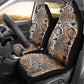 African Wild Animal Skins Car Seat Cover Vintage Snake Skin Pattern - African Pride