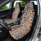 African Wild Animal Skins Car Seat Cover Vintage Snake Skin Pattern - African Pride