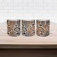 African Wild Animal Skins Ceramic Mug Vintage Snake Skin Pattern