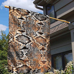 African Wild Animal Skins Garden Flag Vintage Snake Skin Pattern - African Pride