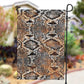 African Wild Animal Skins Garden Flag Vintage Snake Skin Pattern - African Pride