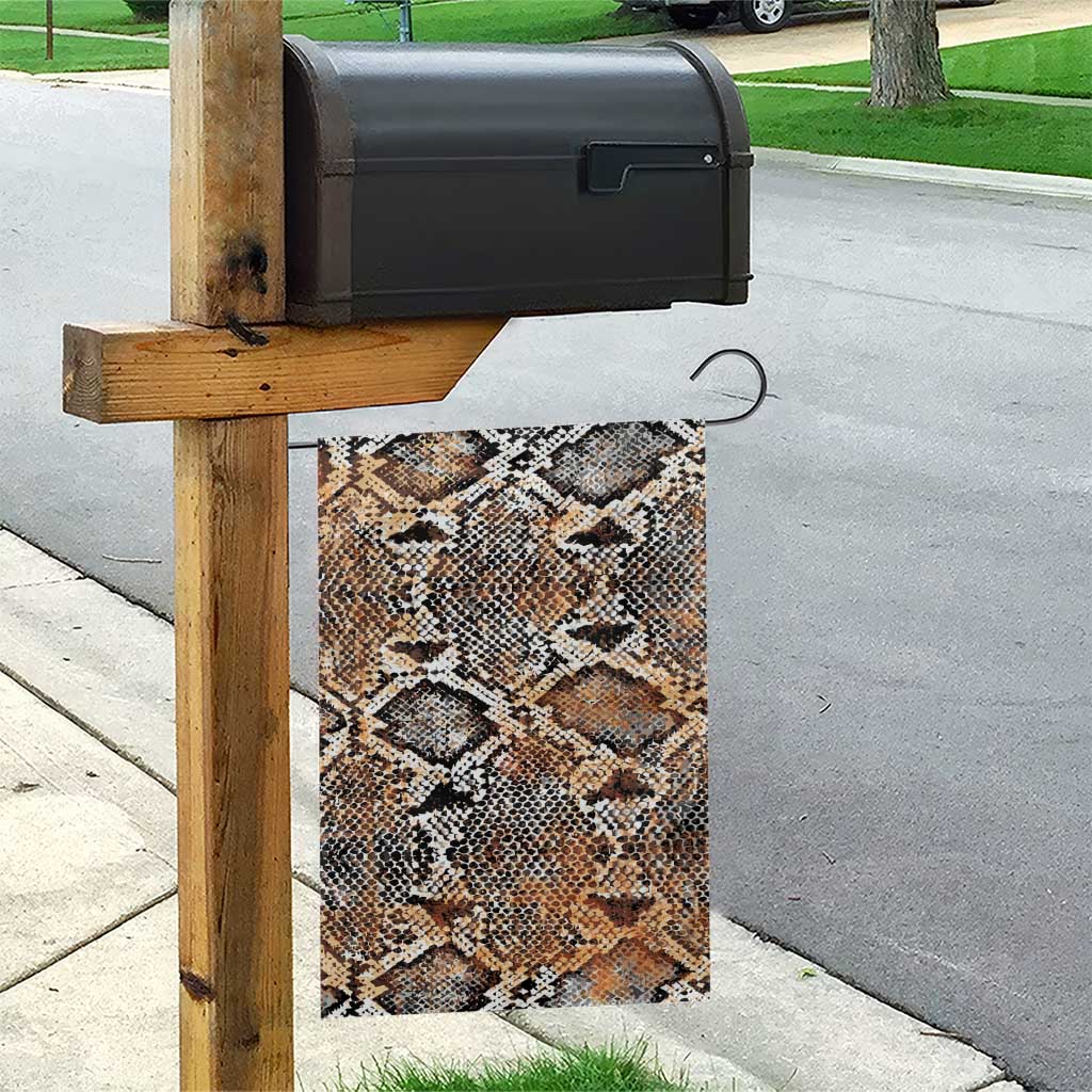 African Wild Animal Skins Garden Flag Vintage Snake Skin Pattern - African Pride