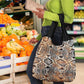 African Wild Animal Skins Grocery Bag Vintage Snake Skin Pattern - African Pride