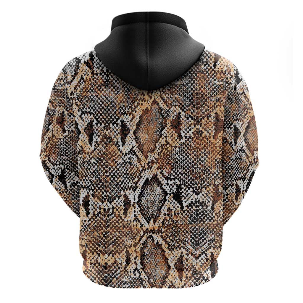 African Wild Animal Skins Hoodie Vintage Snake Skin Pattern - African Pride