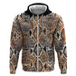 African Wild Animal Skins Hoodie Vintage Snake Skin Pattern - African Pride