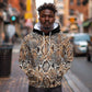 African Wild Animal Skins Hoodie Vintage Snake Skin Pattern - African Pride