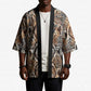 African Wild Animal Skins Kimono Vintage Snake Skin Pattern
