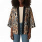 African Wild Animal Skins Kimono Vintage Snake Skin Pattern