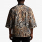 African Wild Animal Skins Kimono Vintage Snake Skin Pattern