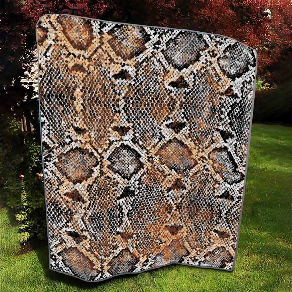 African Wild Animal Skins Quilt Vintage Snake Skin Pattern - African Pride