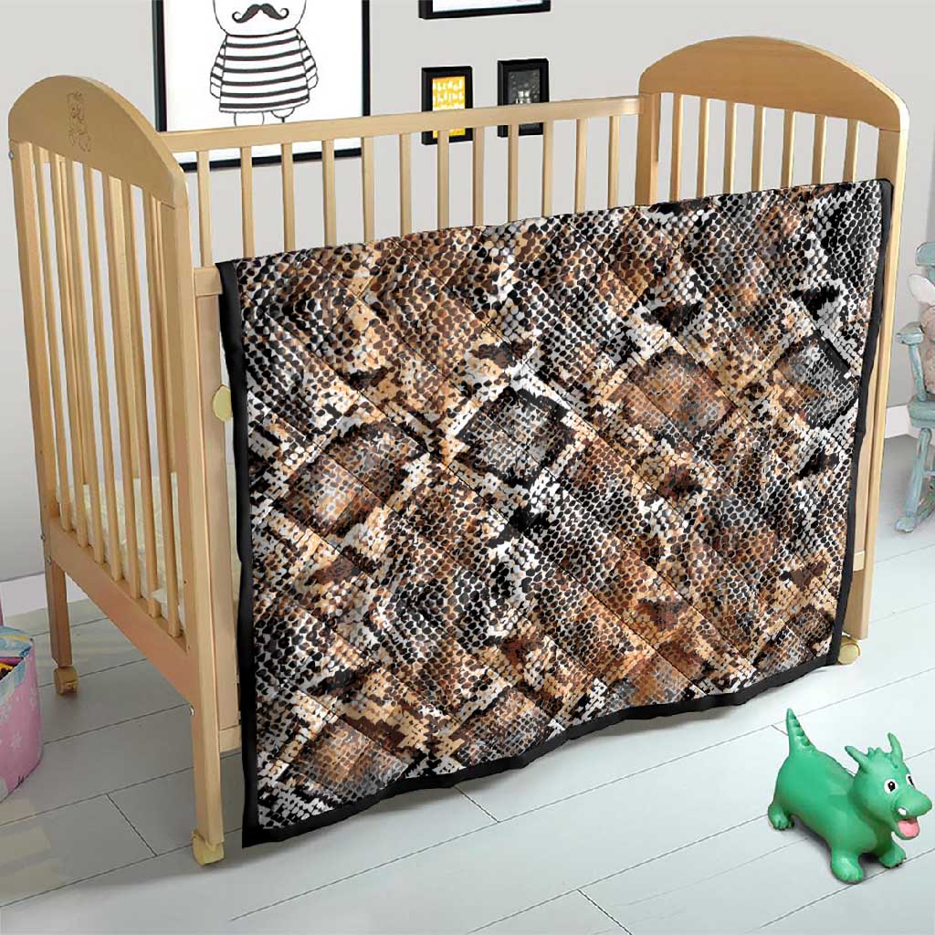 African Wild Animal Skins Quilt Vintage Snake Skin Pattern - African Pride