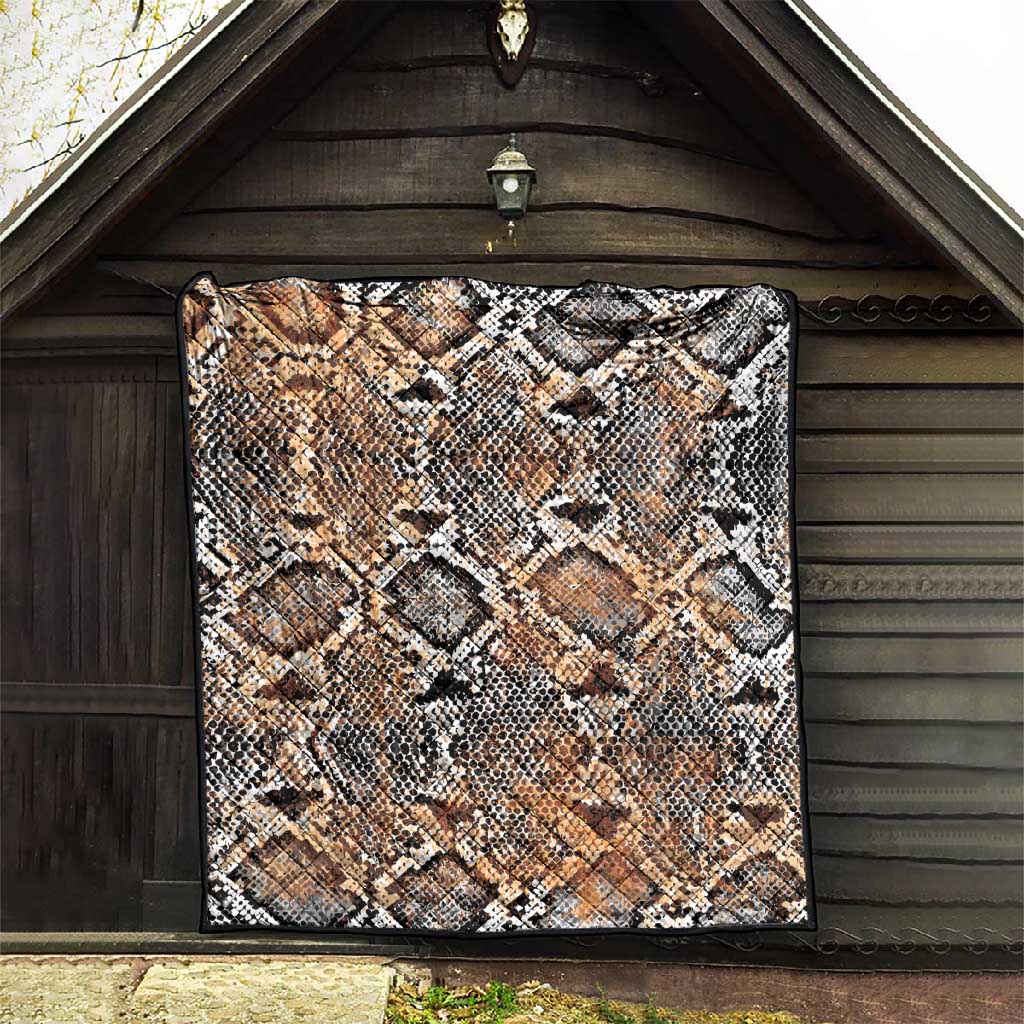 African Wild Animal Skins Quilt Vintage Snake Skin Pattern - African Pride