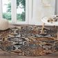 African Wild Animal Skins Round Carpet Vintage Snake Skin Pattern - African Pride