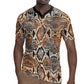 African Wild Animal Skins Rugby Jersey Vintage Snake Skin Pattern - African Pride