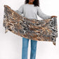 African Wild Animal Skins Simple Headwrap Vintage Snake Skin Pattern