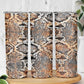 African Wild Animal Skins Skinny Tumbler Vintage Snake Skin Pattern - African Pride