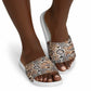 African Wild Animal Skins Slide Sandals Vintage Snake Skin Pattern
