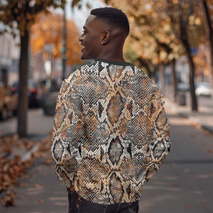 African Wild Animal Skins Sweatshirt Vintage Snake Skin Pattern - African Pride