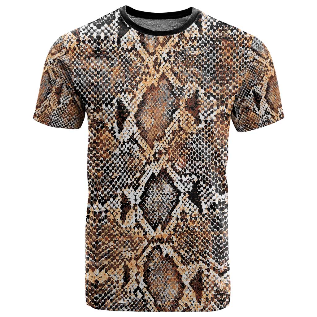 African Wild Animal Skins T shirt Vintage Snake Skin Pattern - African Pride