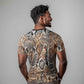 African Wild Animal Skins T shirt Vintage Snake Skin Pattern - African Pride