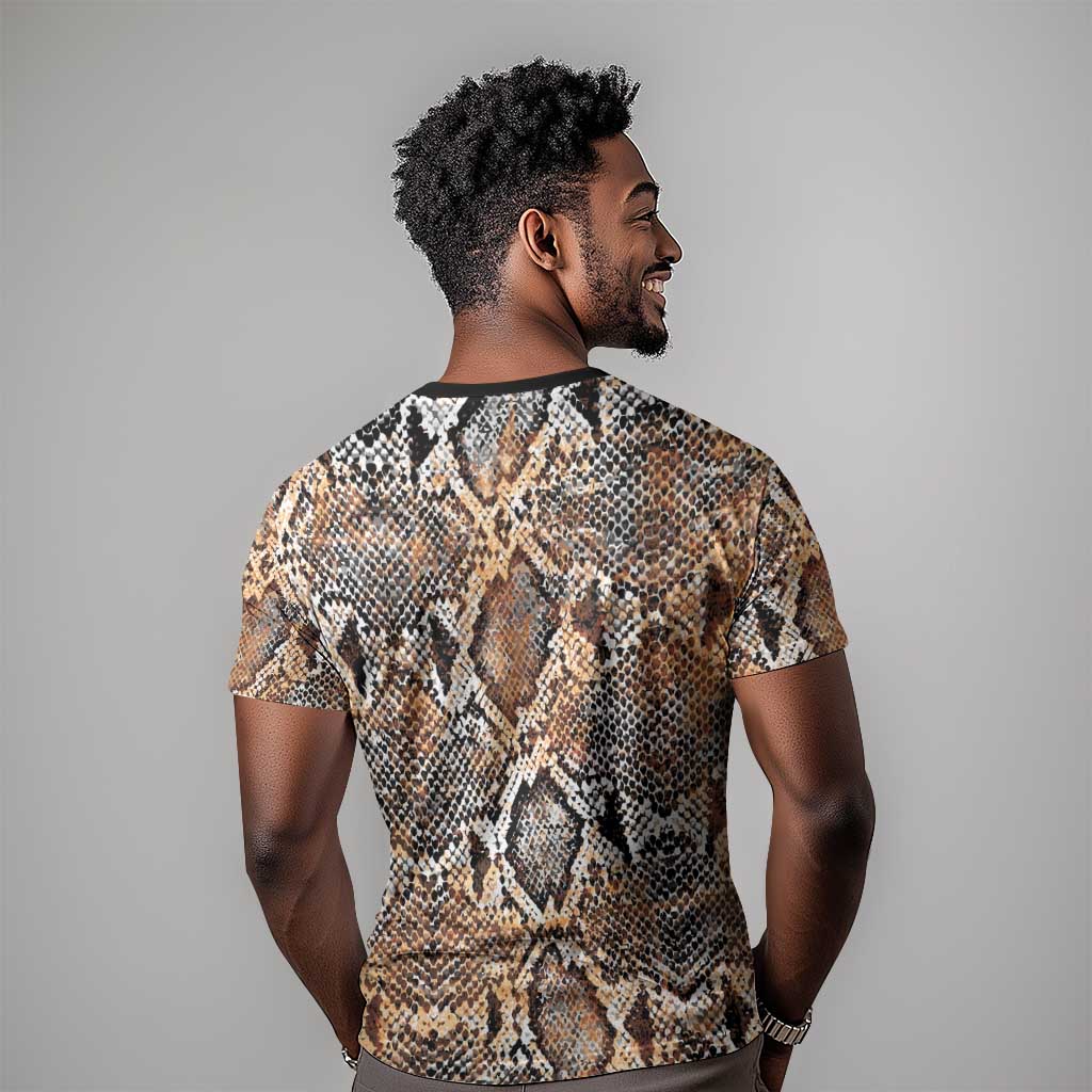 African Wild Animal Skins T shirt Vintage Snake Skin Pattern - African Pride